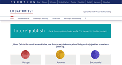 Desktop Screenshot of literaturtest.de