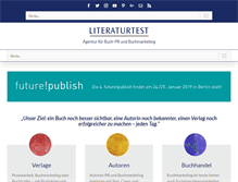 Tablet Screenshot of literaturtest.de